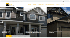 Desktop Screenshot of goldsealhomes.com