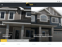 Tablet Screenshot of goldsealhomes.com